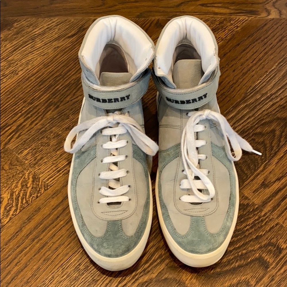 Authentic Burberry high top sneakers